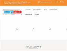 Tablet Screenshot of kocaogluexpress.com